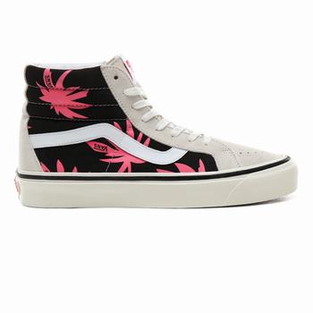 Vans Anaheim Factory Sk8-Hi 38 DX - Naisten Korkeavartiset tennarit - Valkoinen/Mustat